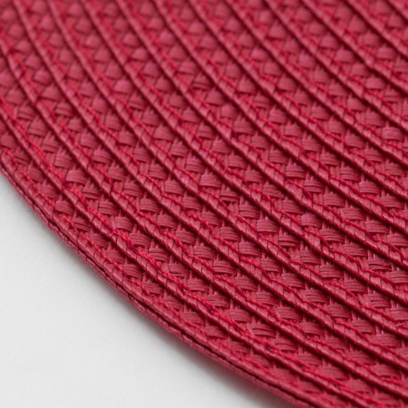 H&M 2-pack Round Red Placemats - Picture 2 of 2